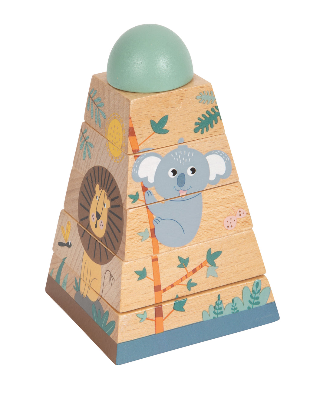Small Foot Stacking Tower - Safari