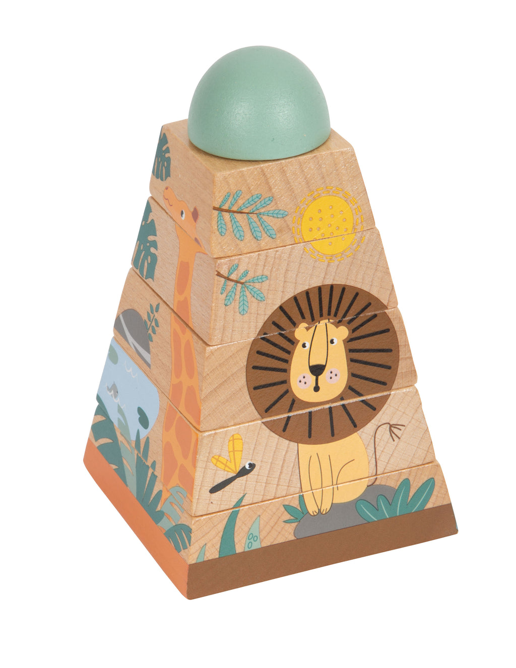 Small Foot Stacking Tower - Safari