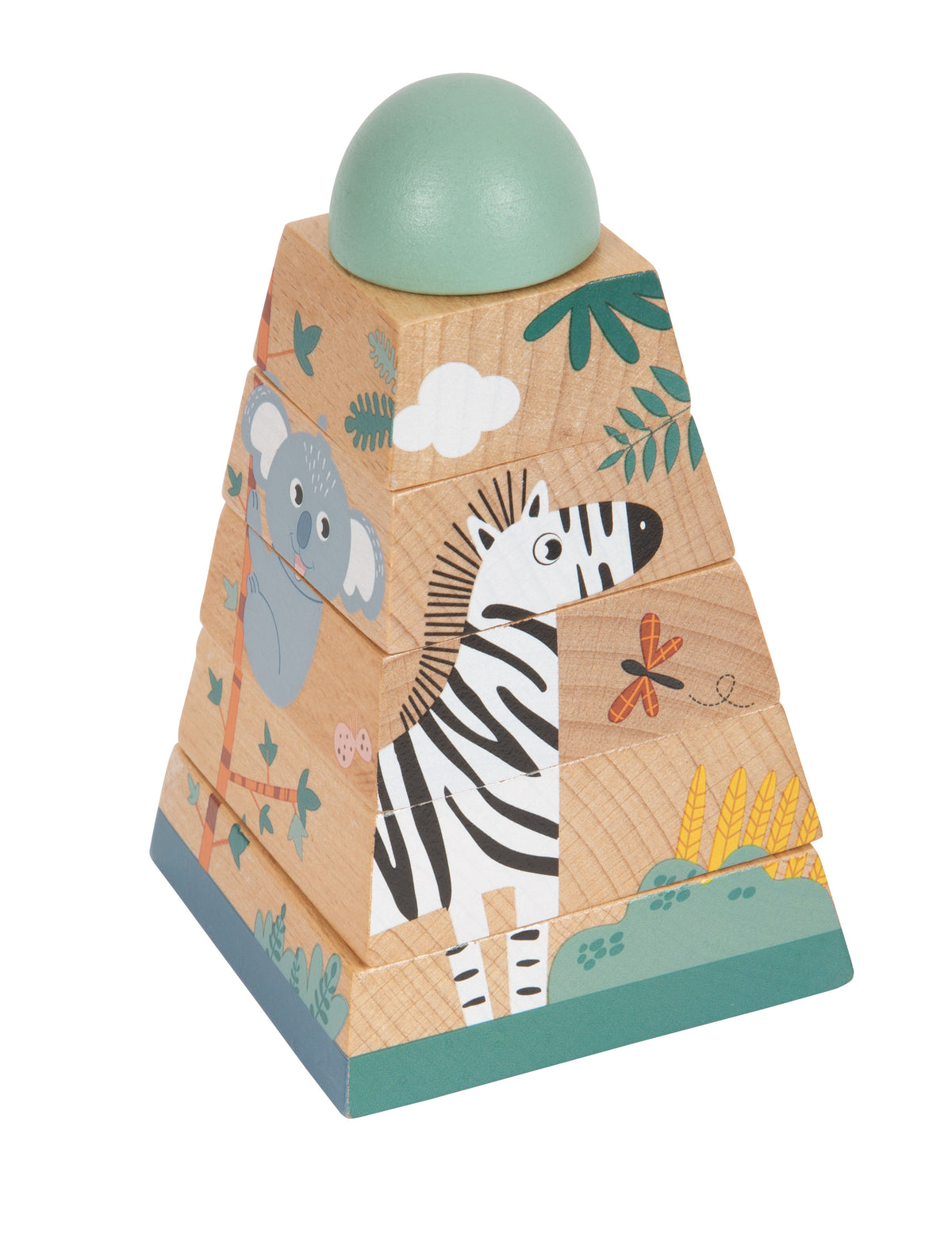 Small Foot Stacking Tower - Safari