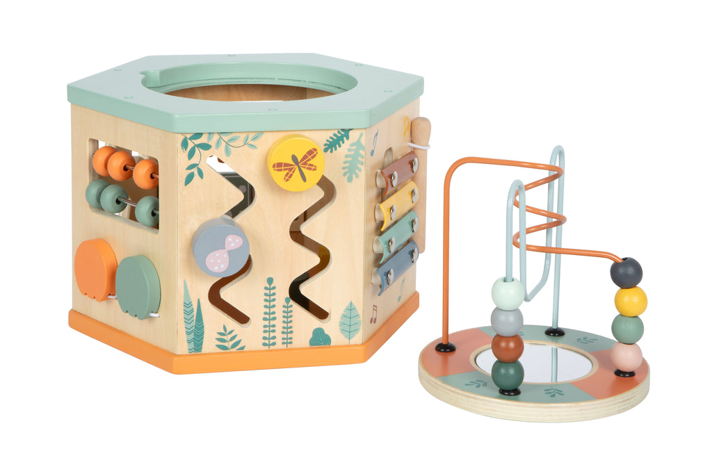 Small Foot Activity Cube 7 Sides - Safari