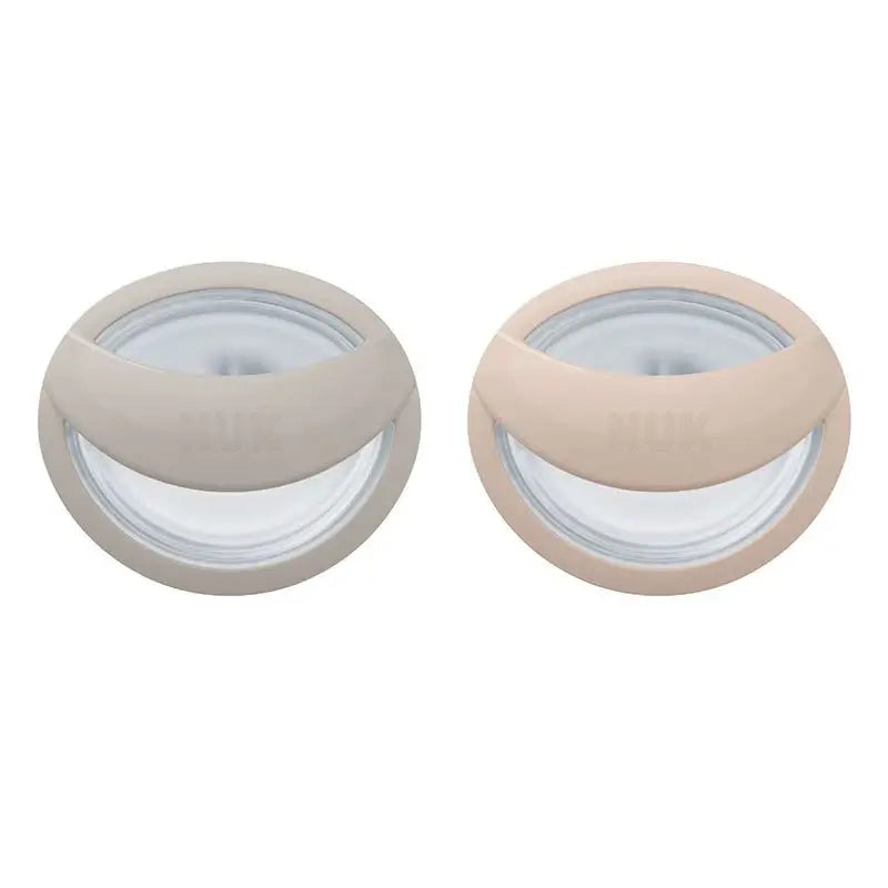Nuk Mommy Feels Silicone Soother 0-9m Grey and Sandstone