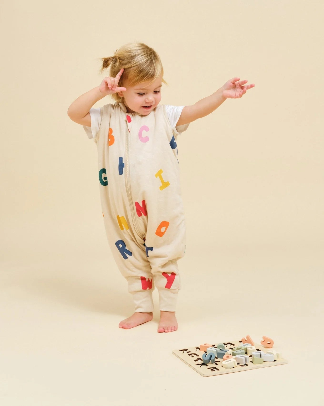 Molis & Co. Baby Sleeping jumpsuit - ABC- TOG 1