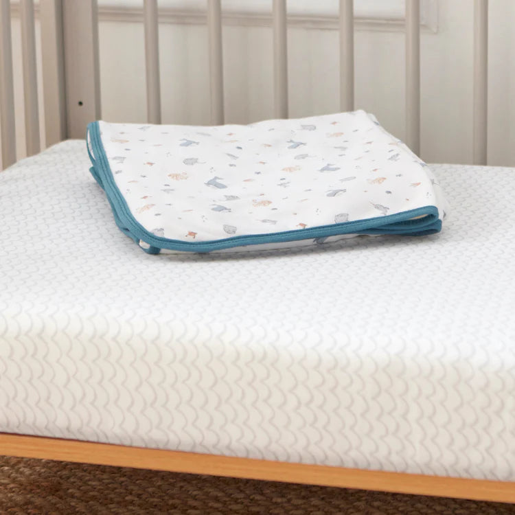 Baby Elegance Jersey Cot Bed Bedding Set 70x140cm 4 pack - Under The Sea Collection
