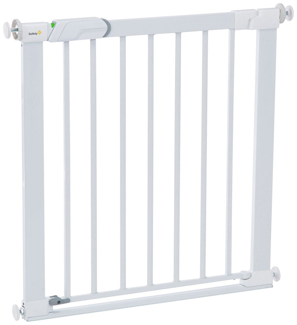 Safety 1st SecurTech Flat Step Metal Gate - White