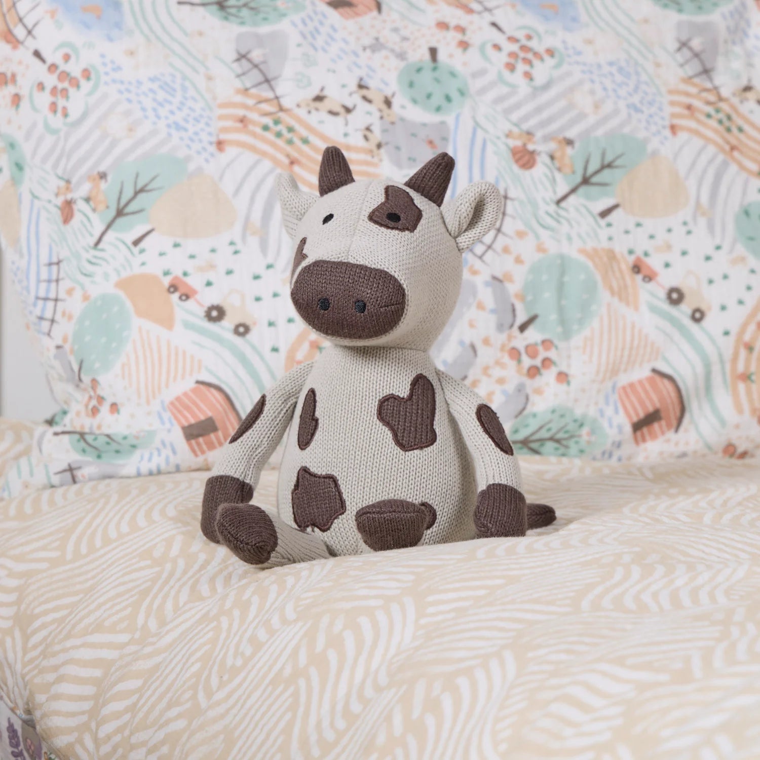 Tutti Bambini Knitted Toy - Clemi Cow