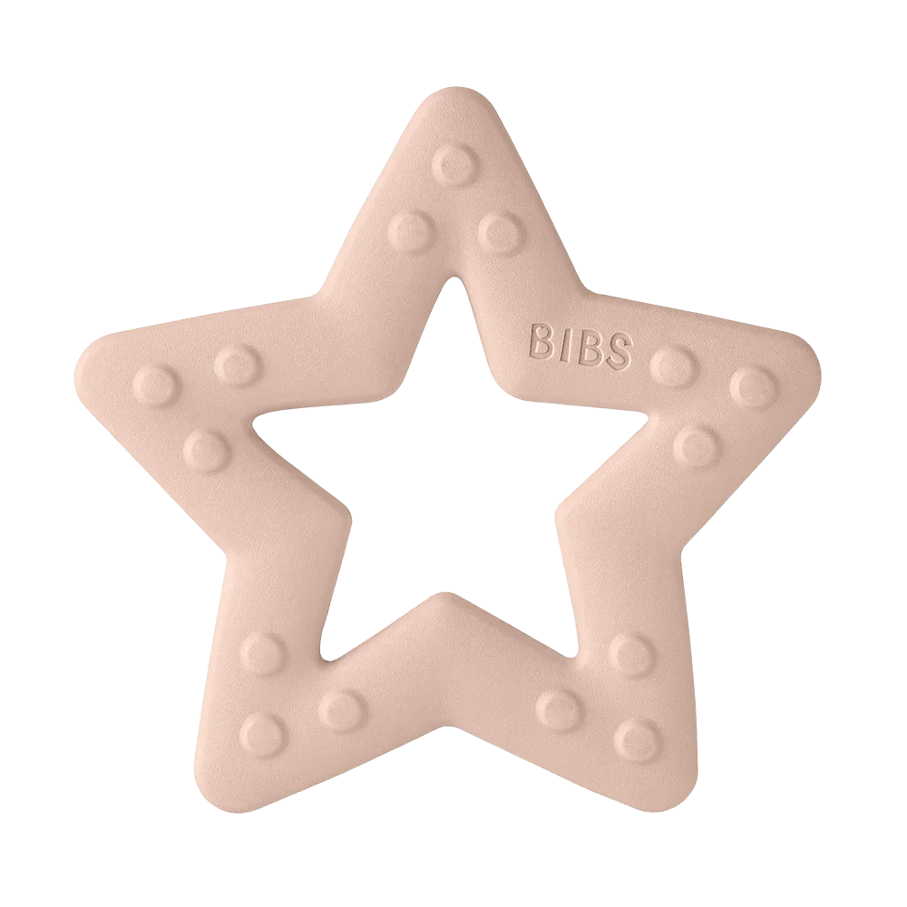 BIBS Baby Bitie Teether Star - Blush