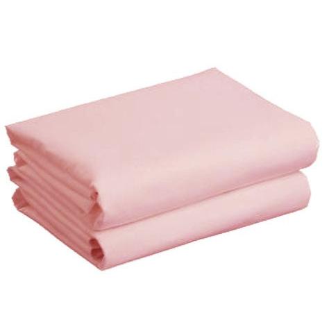 Cuddles Collection Cot Bed Fitted Sheet 2 pack 140x70cm - Pink