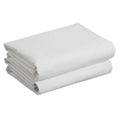 Cuddles Collection Cot Bed Fitted Sheet 2 pack 140x70cm - White
