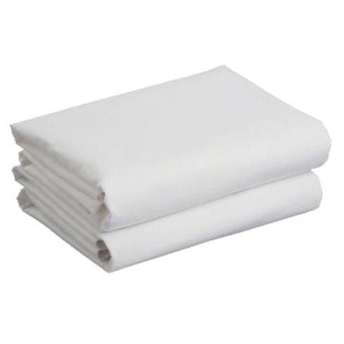 Cuddles Collection Cot Bed Fitted Sheet 2 pack 140x70cm - White