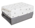 Cuddles Collection Crib Fitted Sheet 2 pack - Magical Stars Grey