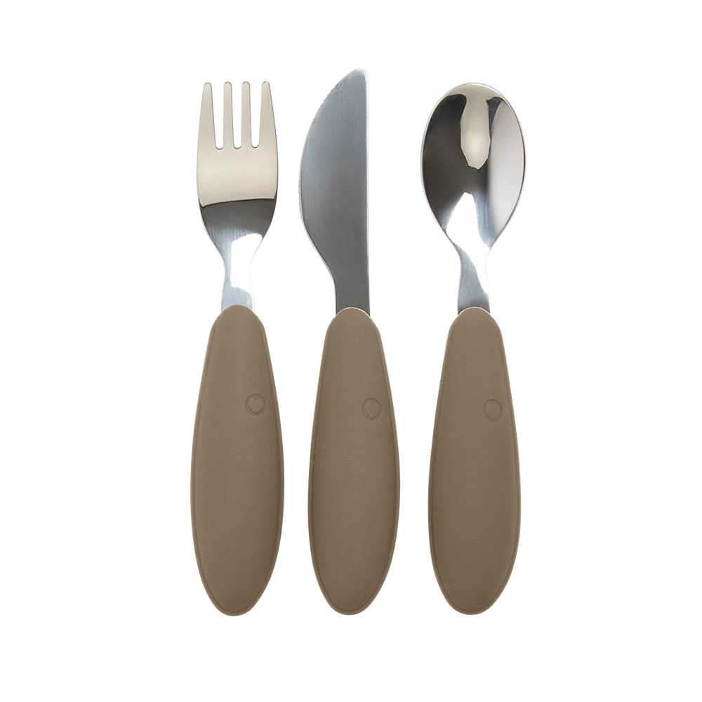 BIBS Cutlery Set - Dark Oak