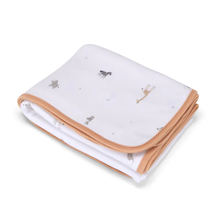 Baby Elegance Jersey Cot Bed Bedding Set 70x140cm 4 pack - Safari Collection