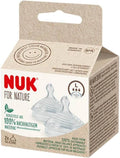 Nuk For Nature Silicone Teat 2 pack Size L