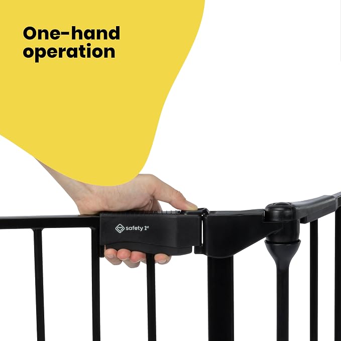 Safety 1st Easy Close Modular 5 Panel Gate - Black