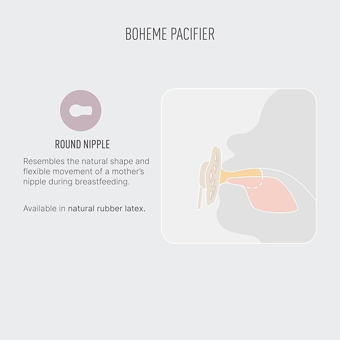 BIBS Boheme Pacifiers 2 Pack - Baby Blue/Island Sea