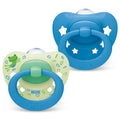 NUK Signature Baby Pacifier, 6-18 Months Green / Blue