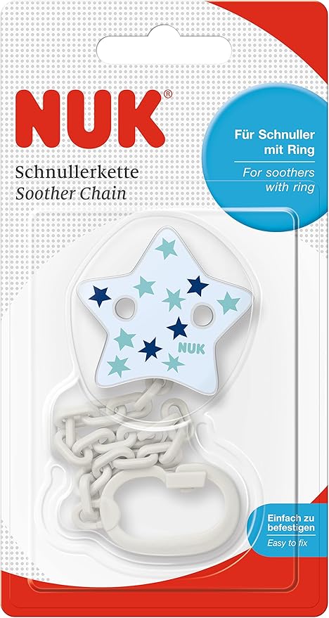Nuk Soother Chain - Blue Star