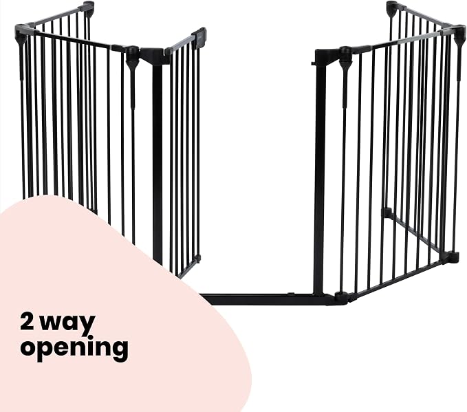 Safety 1st Easy Close Modular 5 Panel Gate - Black