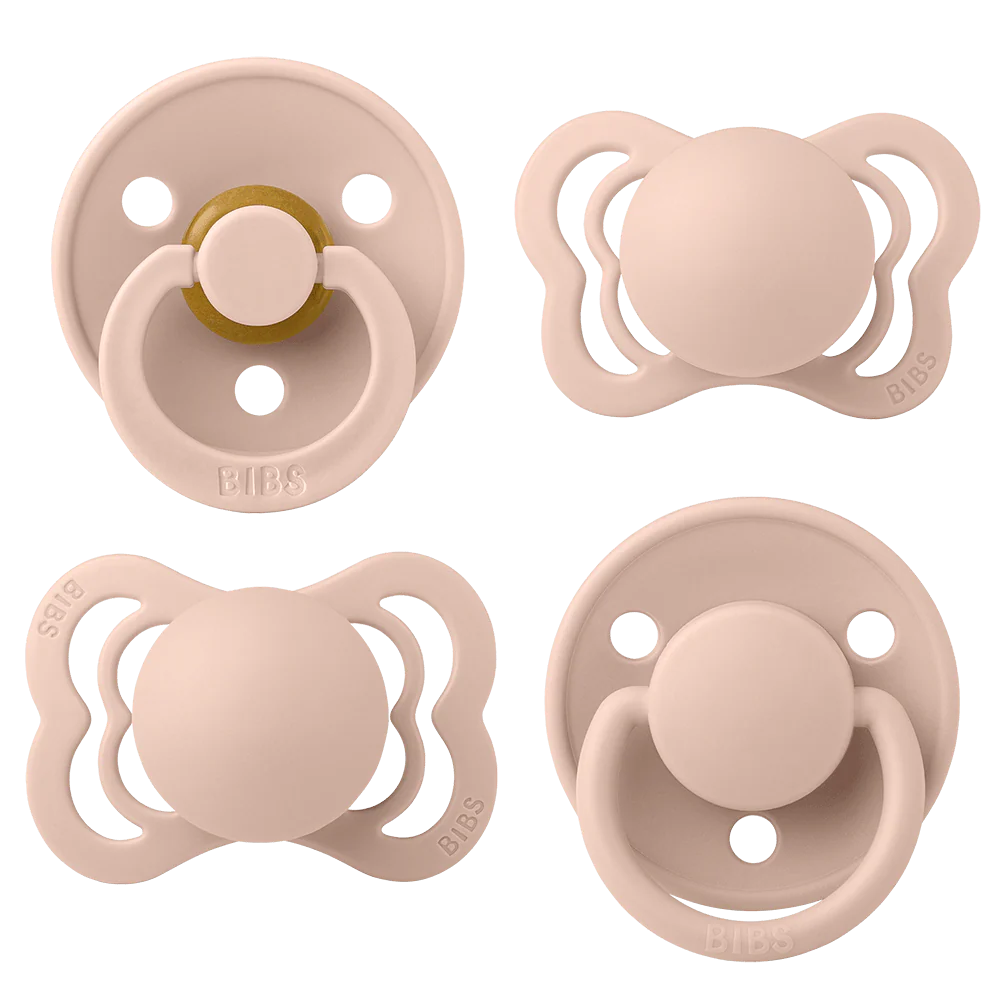 BIBS New Baby Pacifiers Try-It Collection - Blush
