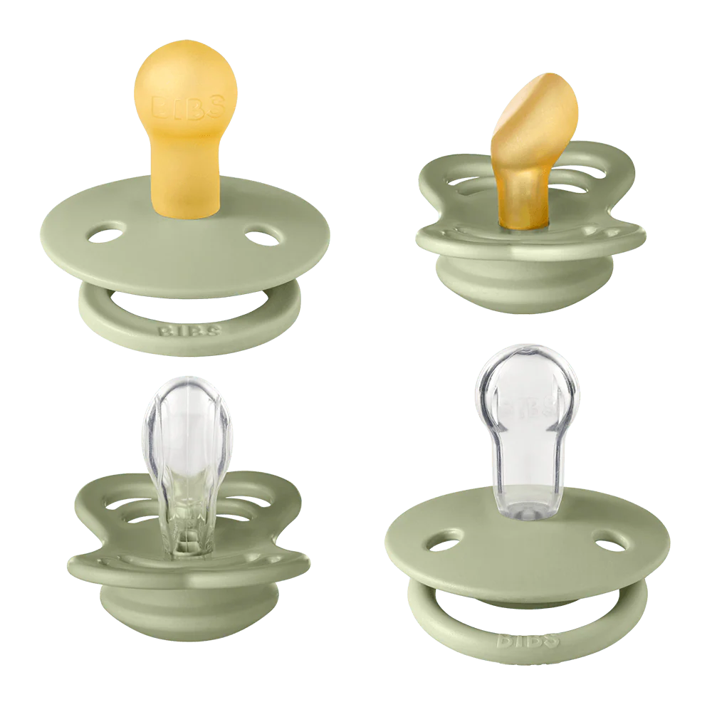 BIBS New Baby Pacifiers Try-It Collection - Sage