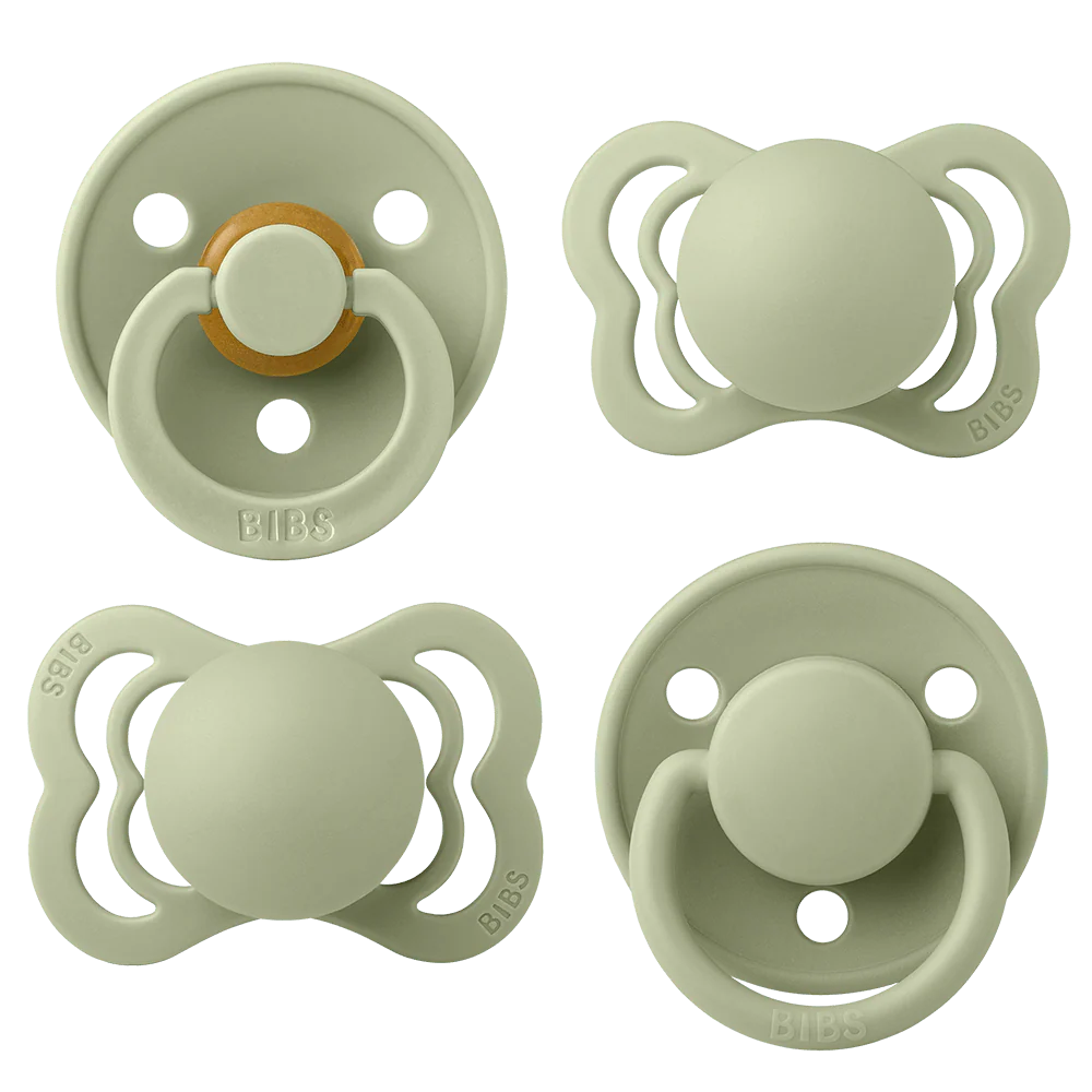 BIBS New Baby Pacifiers Try-It Collection - Sage