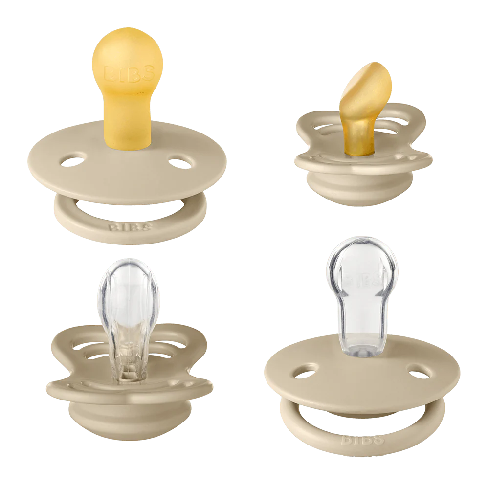 BIBS New Baby Pacifiers Try-It Collection - Vanilla