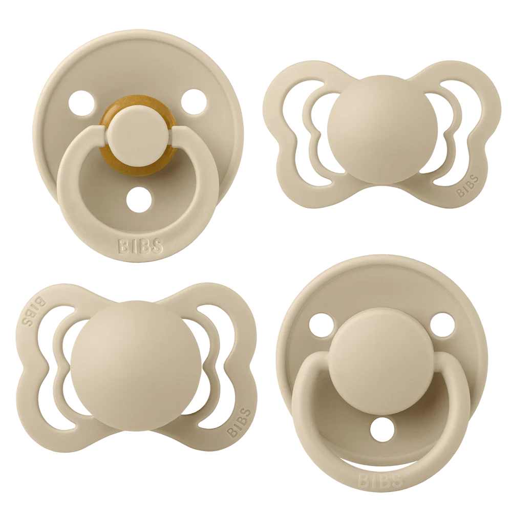 BIBS New Baby Pacifiers Try-It Collection - Vanilla