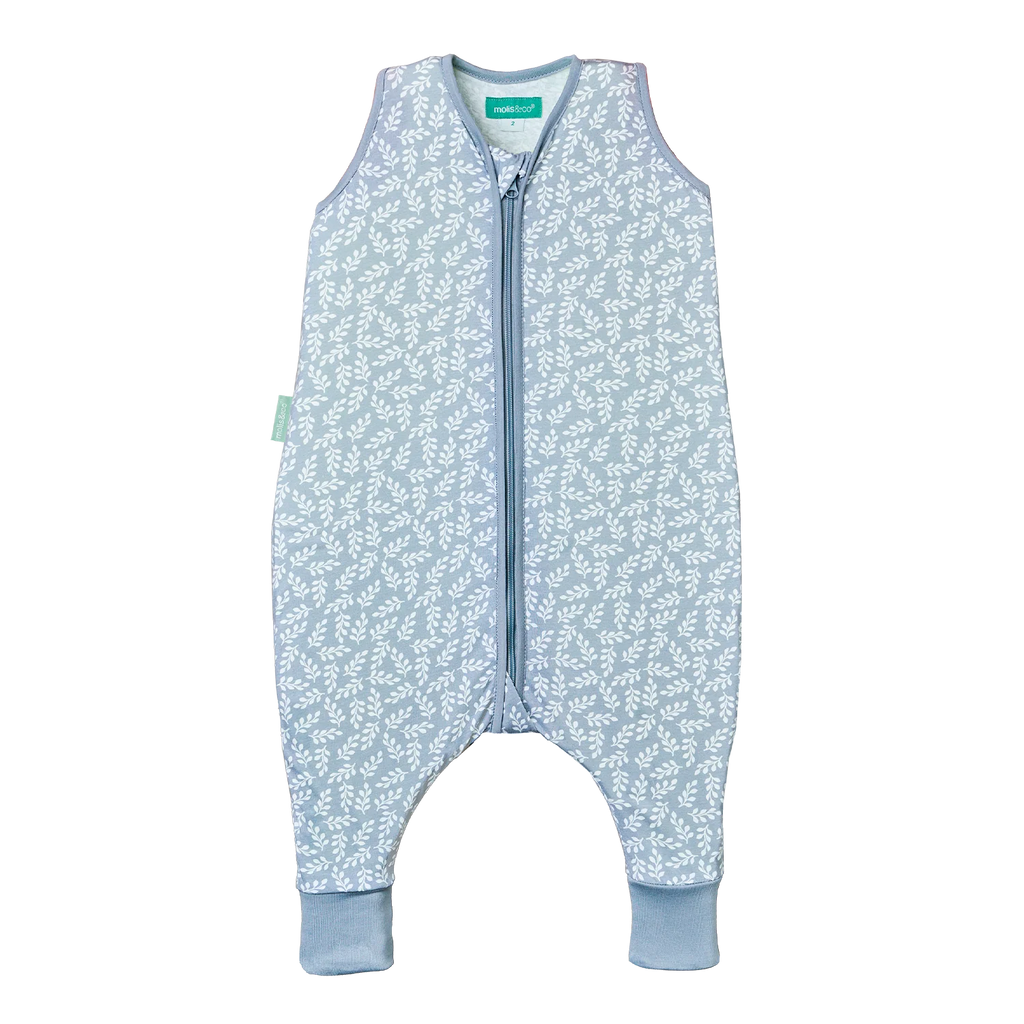 Molis & Co. Sleeping jumpsuit - Blue Garden - TOG 0.5