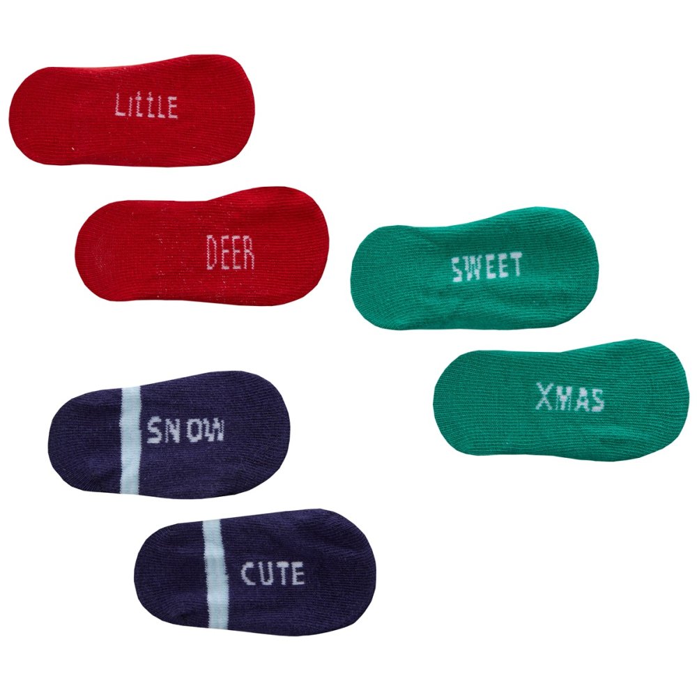 Baby Christmas Socks Gift Bag (0-12 Months) "3 Sets"