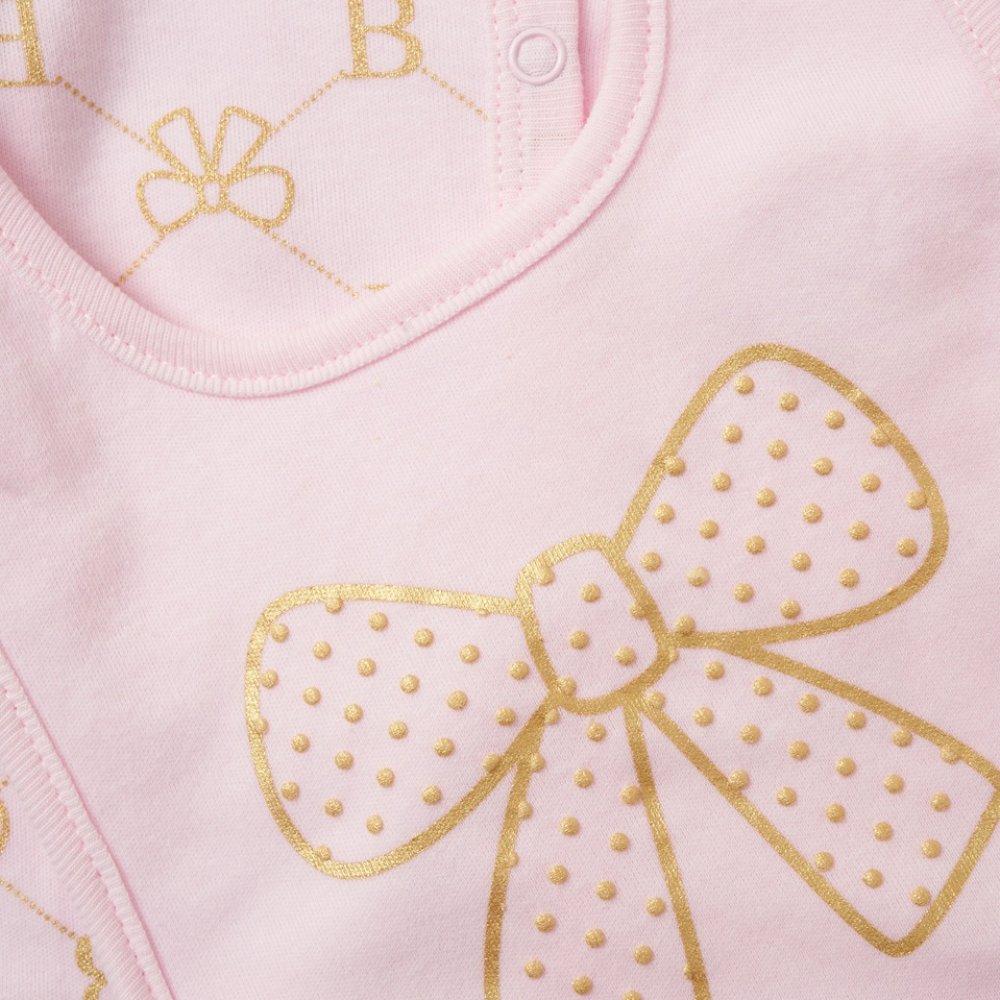 Baby Girls Bows 6 Piece Mesh Bag Gift Set