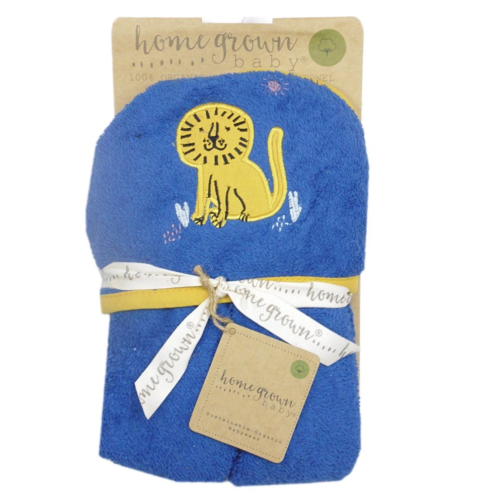 Baby Lion Organic Cotton Hooded Towel/Robe