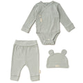 Baby Sage Organic 3 Piece Ribbed Outfit