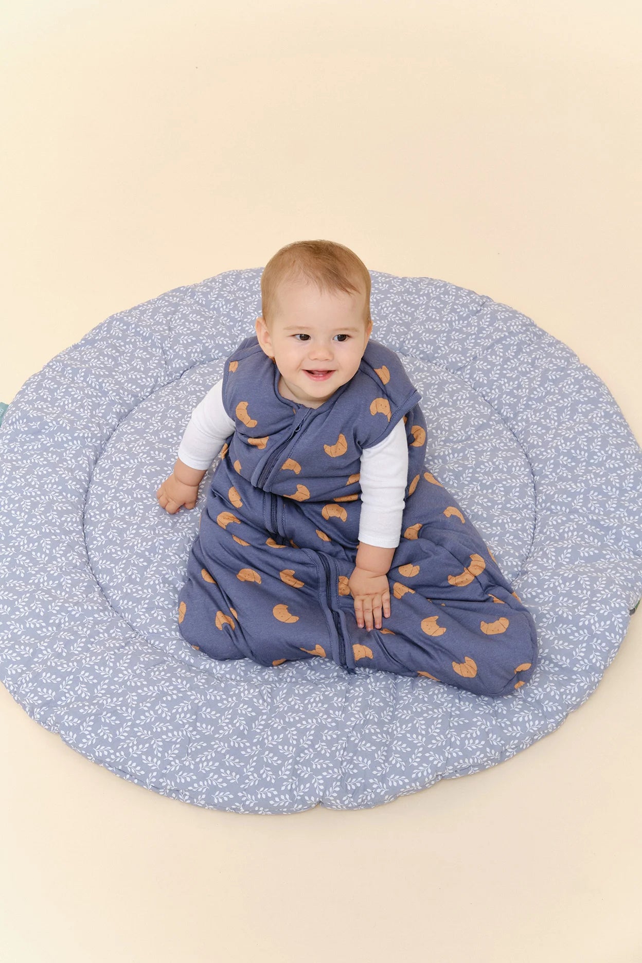 Baby sleeping bag - Croissants - TOG 2.5 by Molis&Co