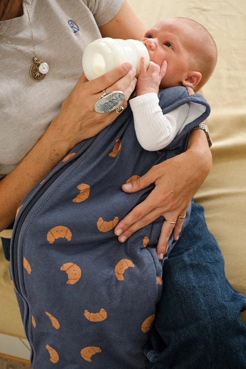 Baby sleeping bag - Croissants - TOG 2.5 by Molis&Co