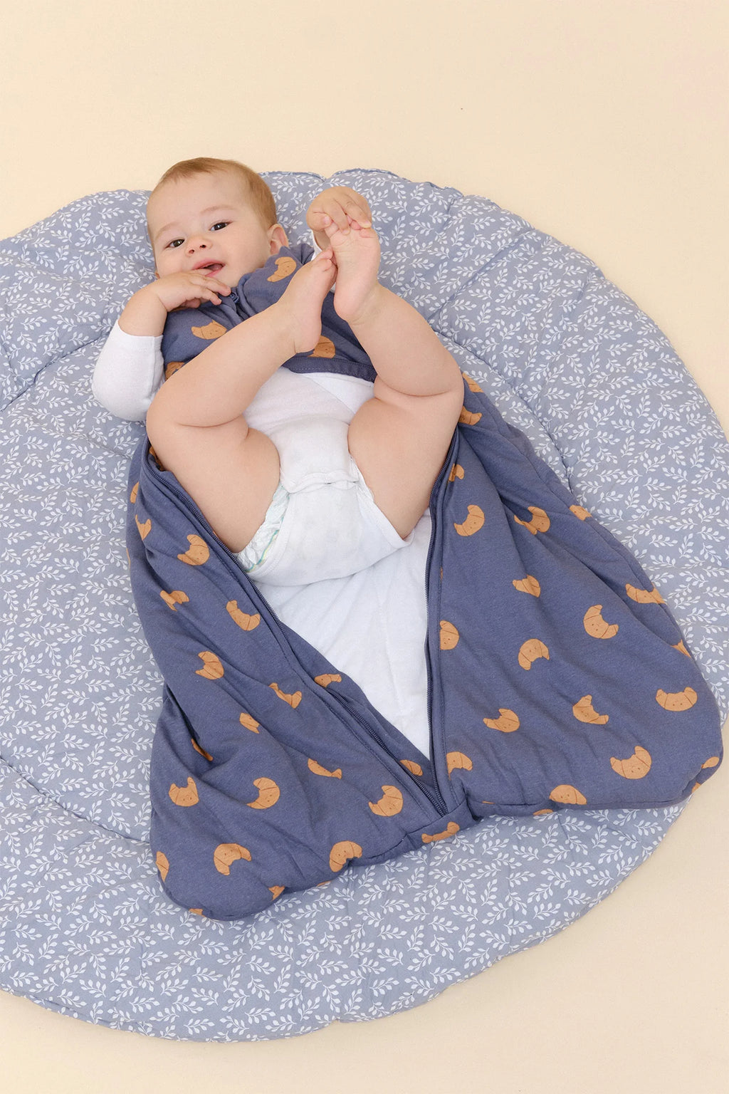 Baby sleeping bag - Croissants - TOG 2.5 by Molis&Co