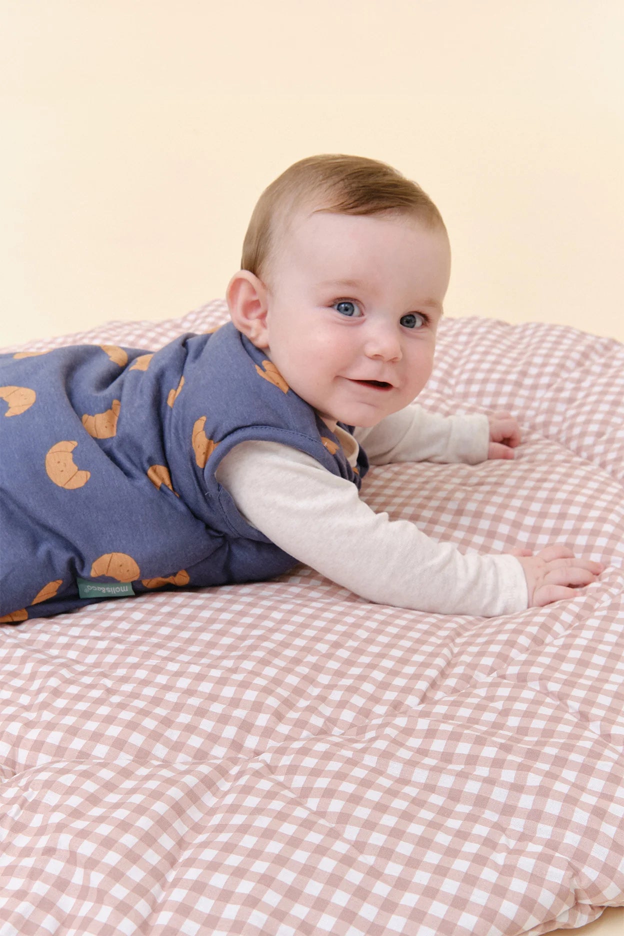 Baby sleeping bag - Croissants - TOG 2.5 by Molis&Co