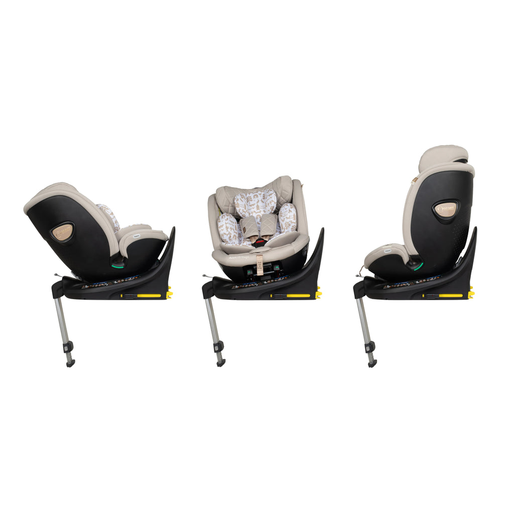 Cosatto Ultimate Wow 3 All Stage Family Rotate & Recline 2 Base Bundle Whisper
