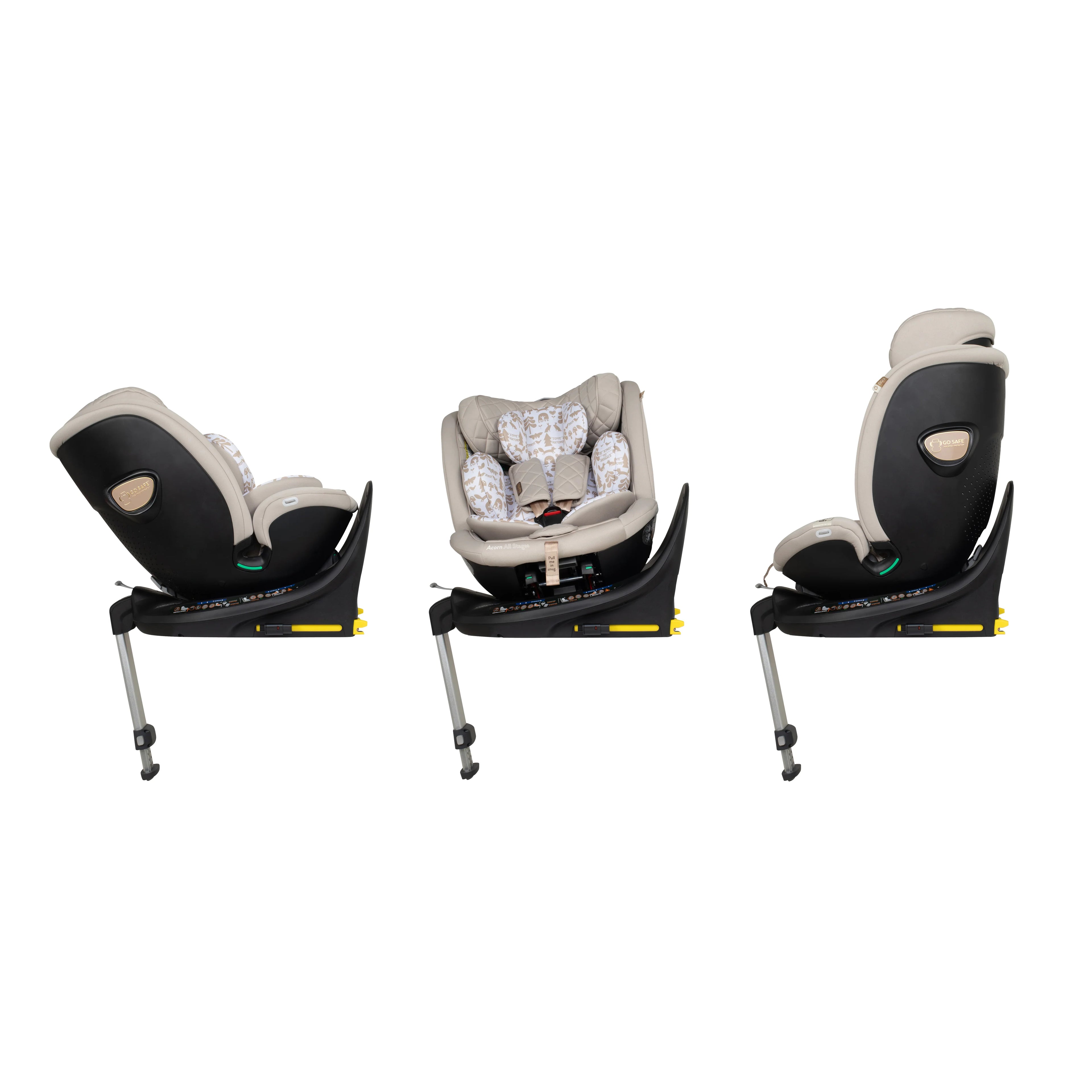 Cosatto Ultimate Wow 3 All Stage Family Rotate & Recline 2 Base Bundle Whisper