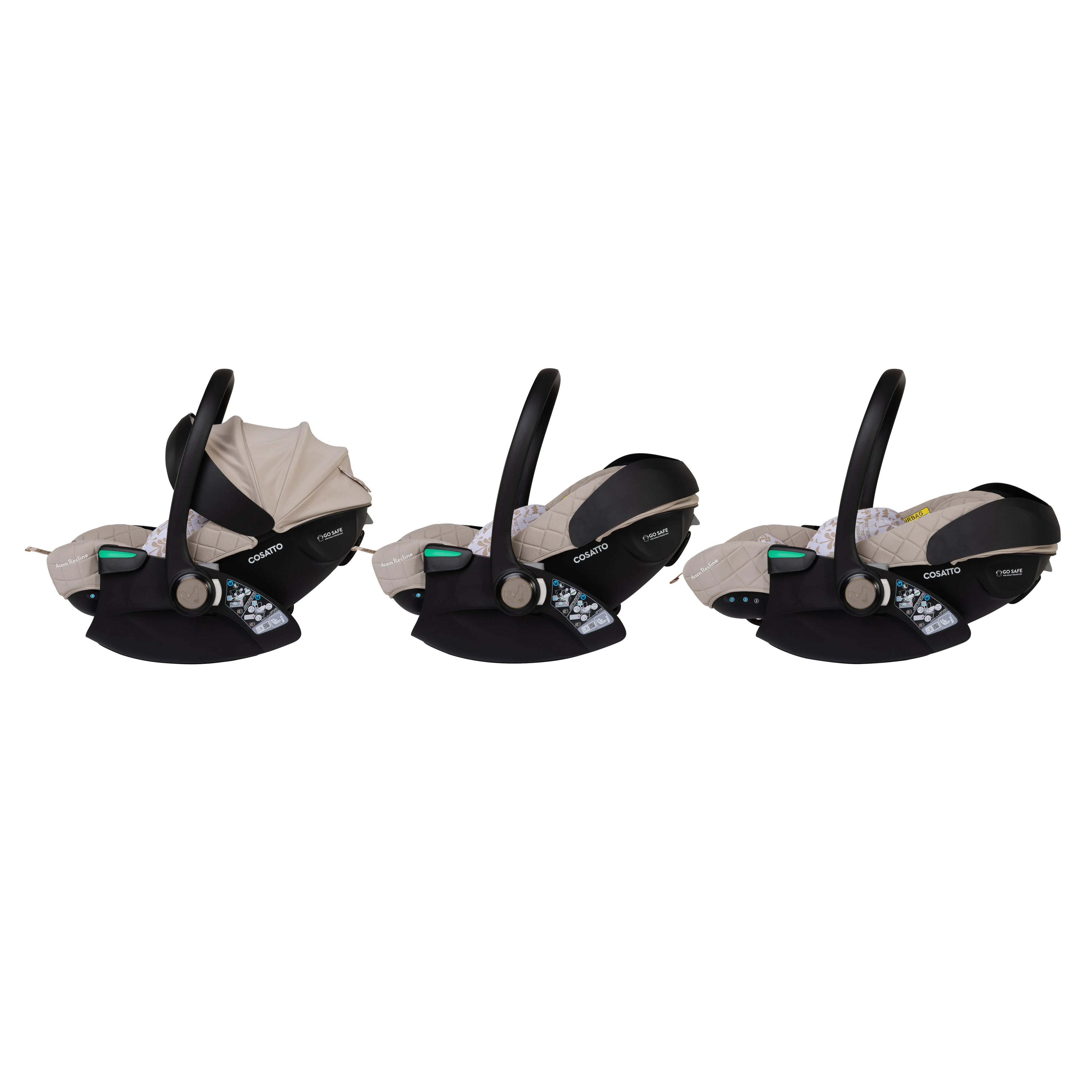 Cosatto Ultimate Wow 3 All Stage Family Rotate & Recline 2 Base Bundle Whisper