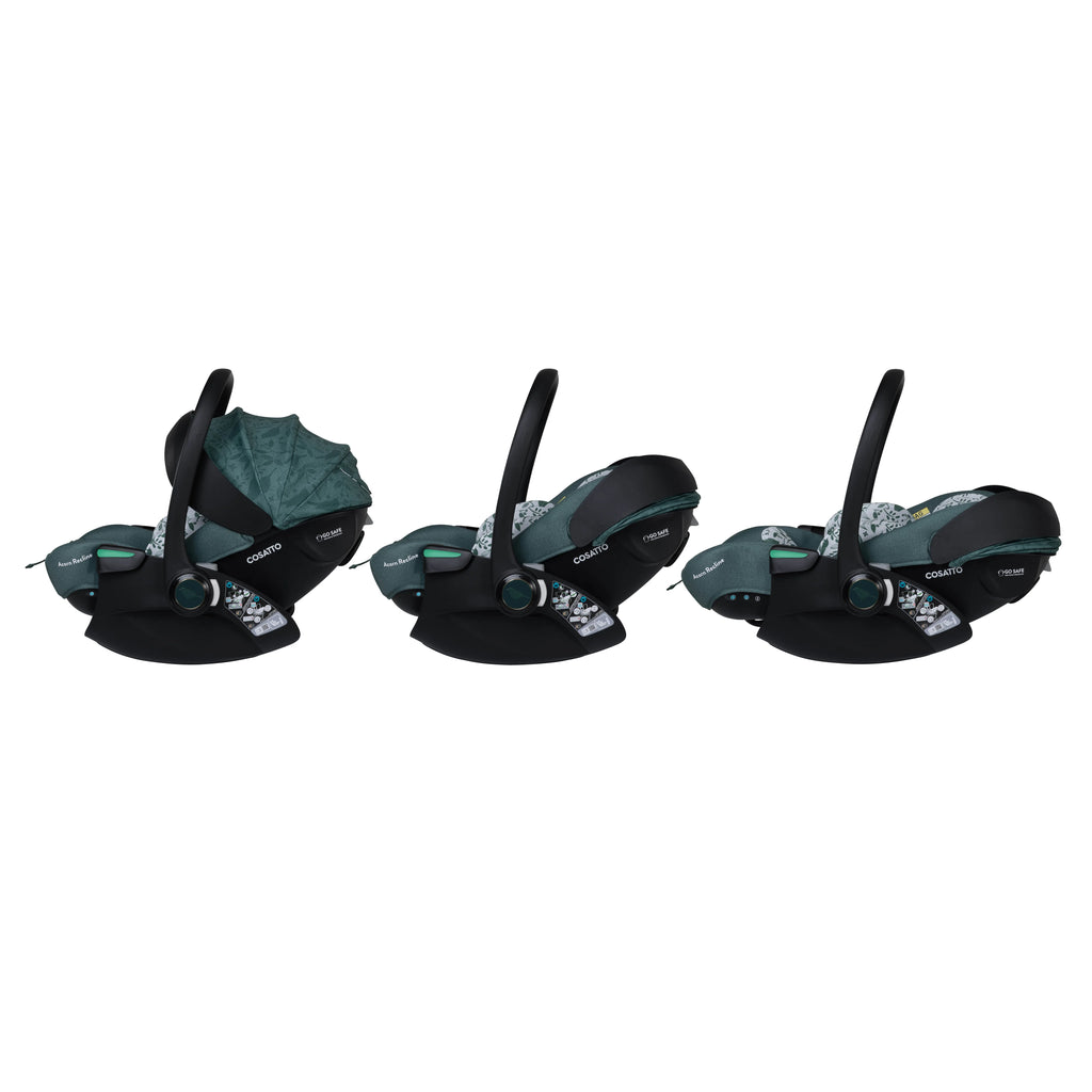 Cosatto Ultimate Special Edition Wow 3 All Stage Family Rotate & Recline 2 Base Bundle Wlidwood