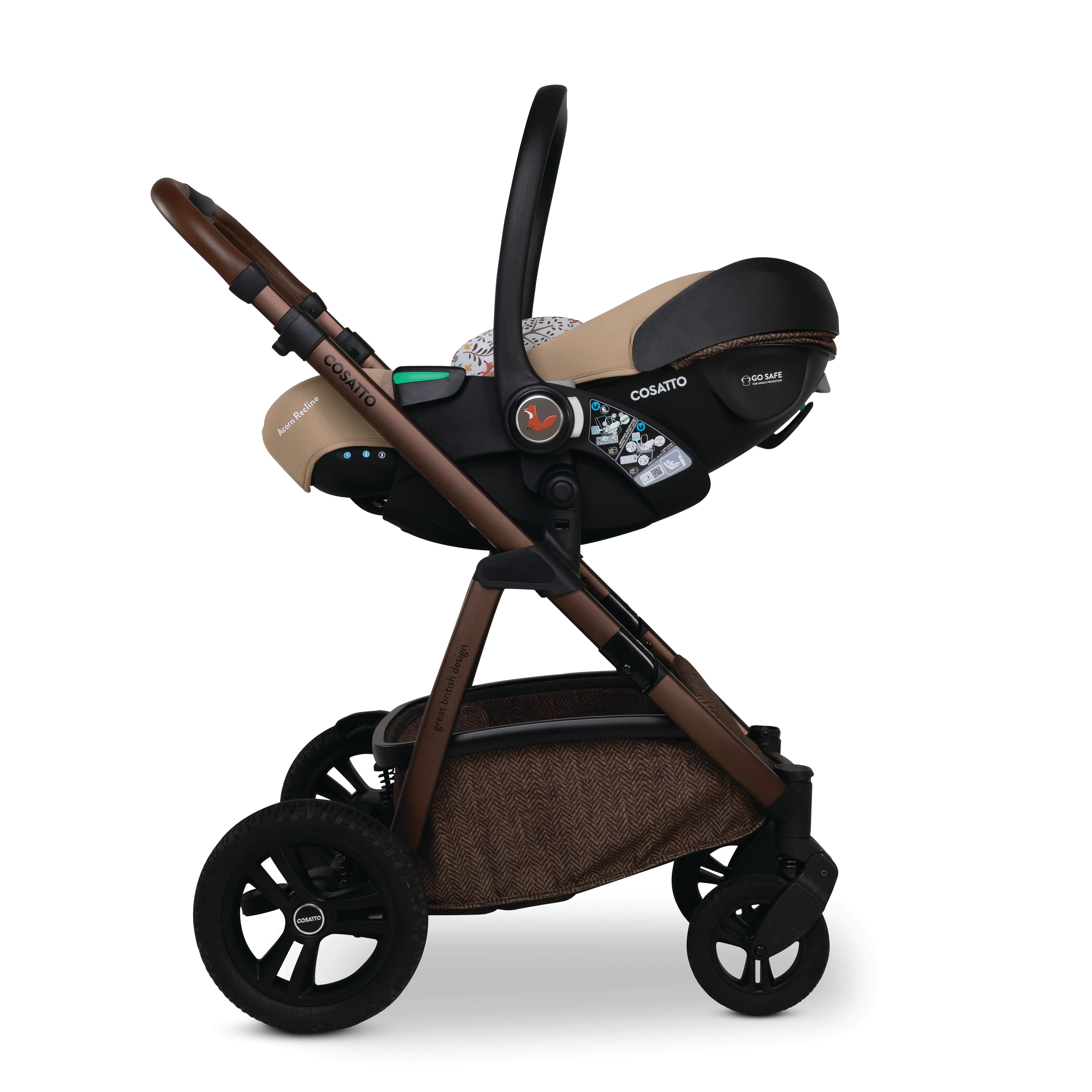 Cosatto Ultimate Wow 3 All Stage Family Rotate & Recline 2 Base Bundle Foxford Hall