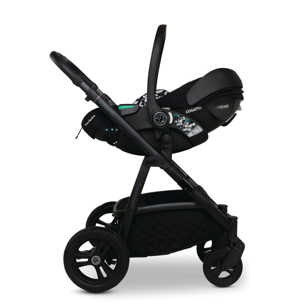 Cosatto Ultimate Wow 3 All Stage Family Rotate & Recline 2 Base Bundle Silhouette