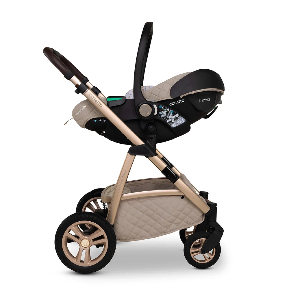 Cosatto Ultimate Wow 3 All Stage Family Rotate & Recline 2 Base Bundle Whisper