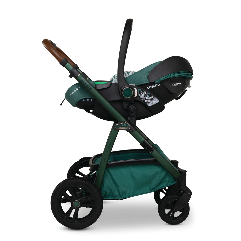 Cosatto Ultimate Special Edition Wow 3 All Stage Family Rotate & Recline 2 Base Bundle Wlidwood