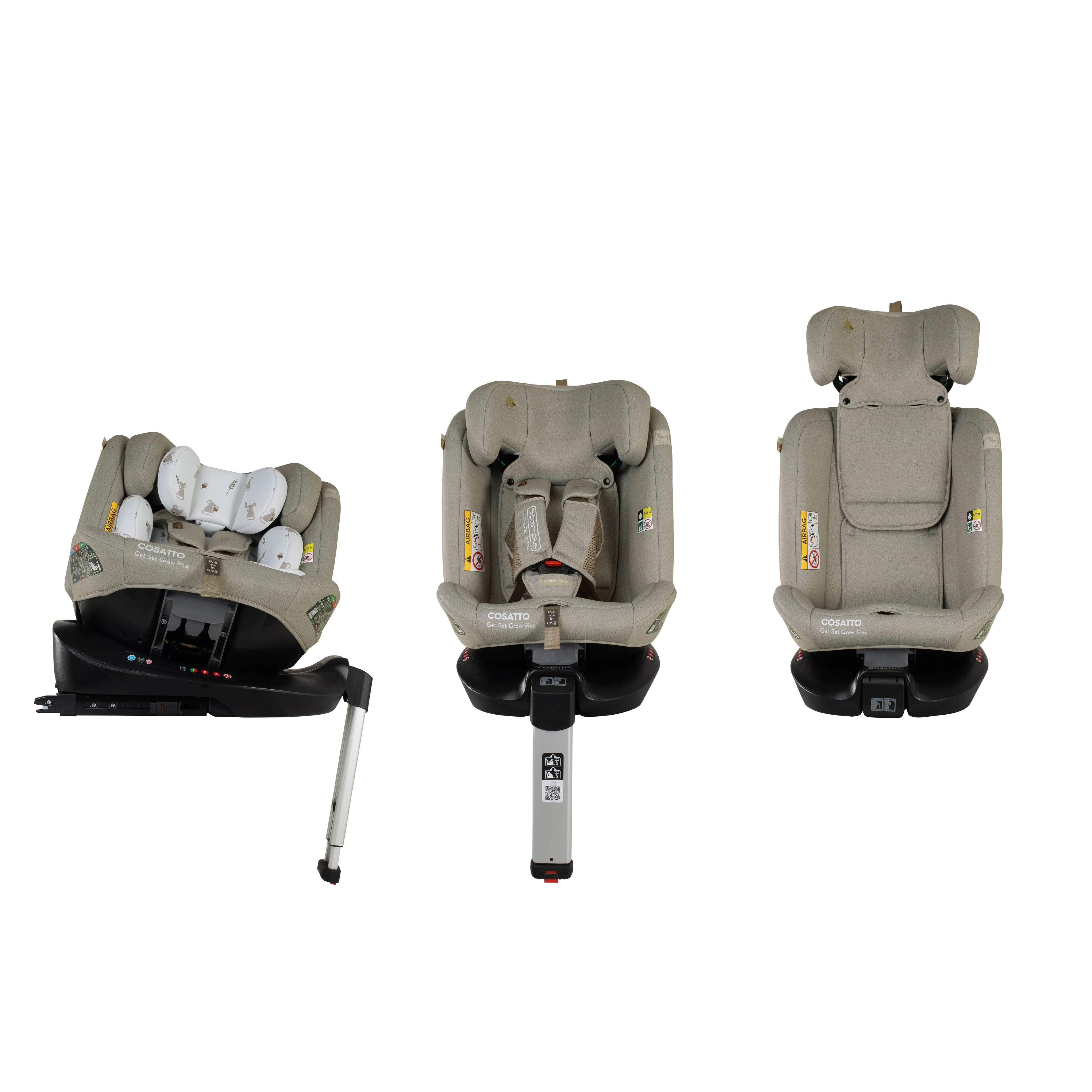 Cosatto Giggle 4 Special Edition All Stage Home and Travel Bundle Hush Mouse