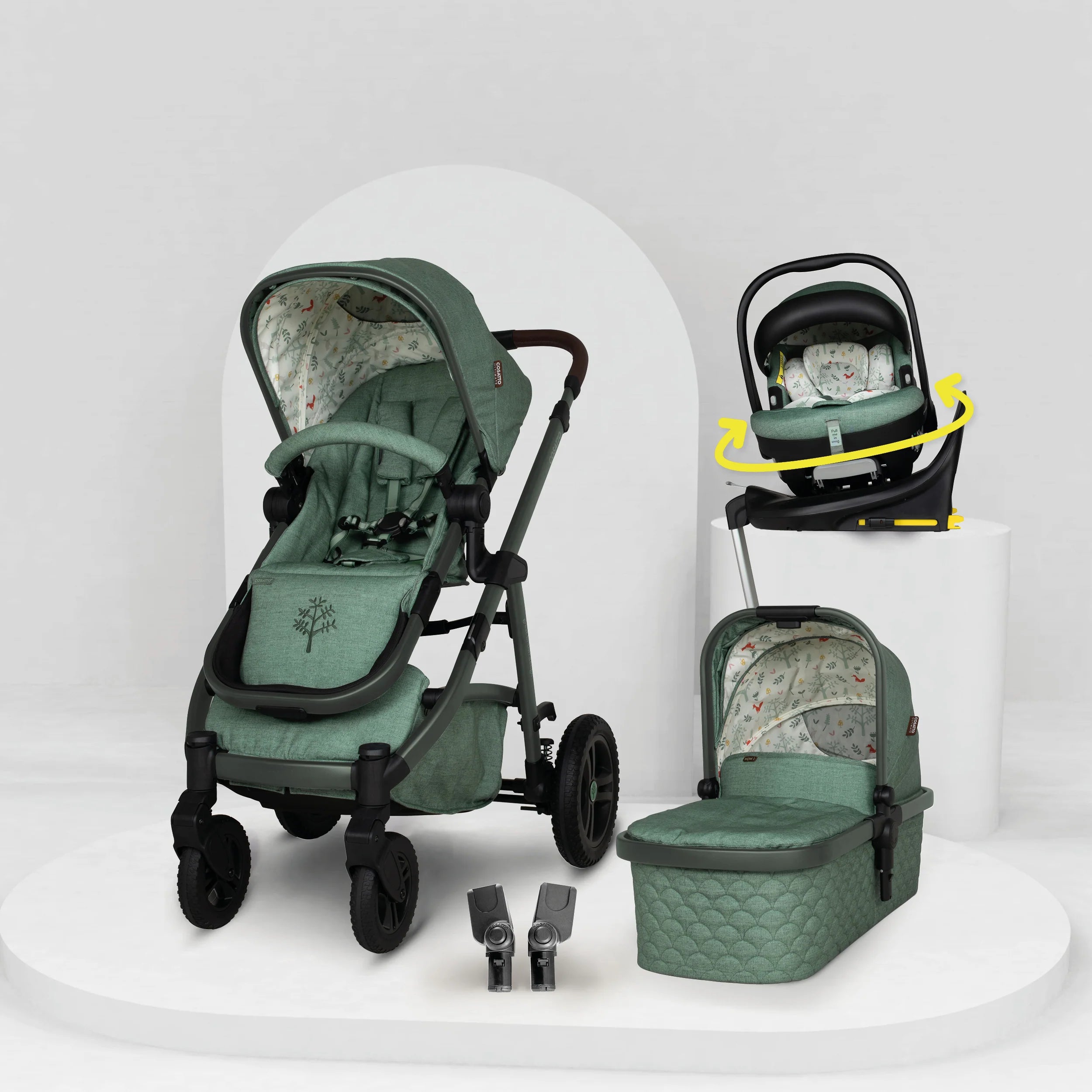 Cosatto Ultimate Wow 3 Rotate Bundle Meadow