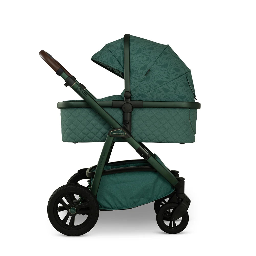 Cosatto Ultimate Special Edition Wow 3 All Stage Family Rotate & Recline 2 Base Bundle Wlidwood