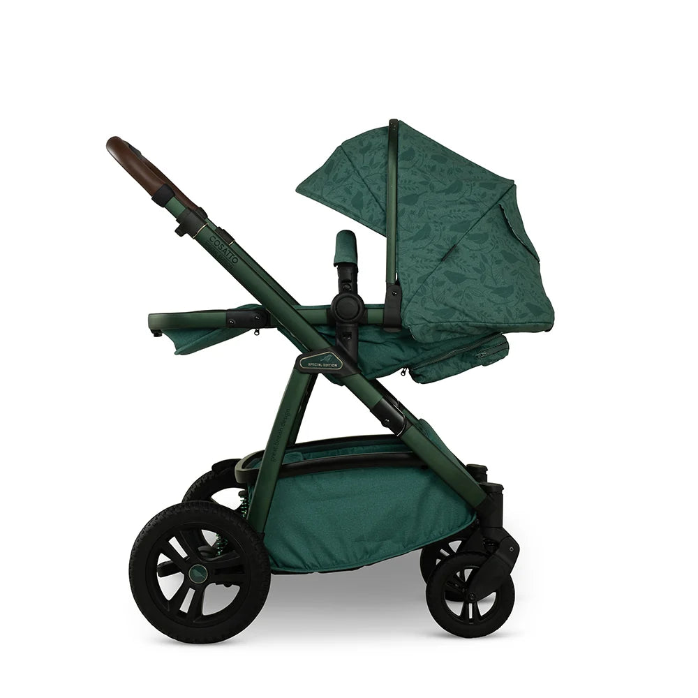 Cosatto Ultimate Special Edition Wow 3 All Stage Family Rotate & Recline 2 Base Bundle Wlidwood