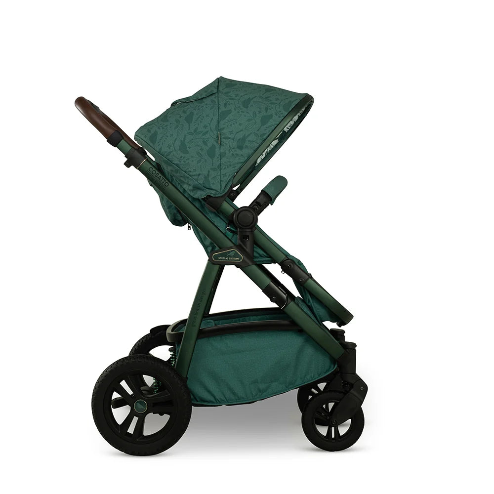 Cosatto Ultimate Special Edition Wow 3 All Stage Family Rotate & Recline 2 Base Bundle Wlidwood