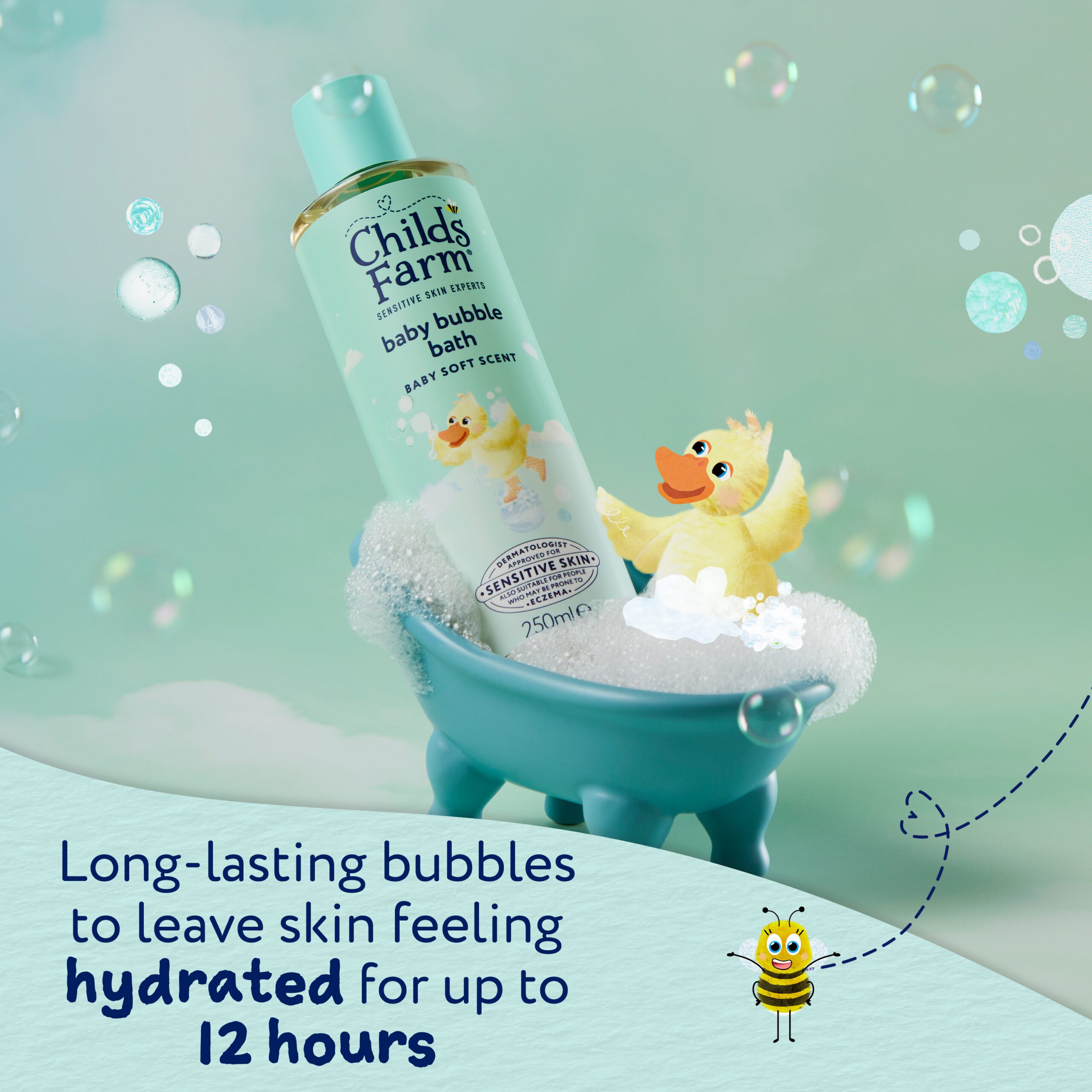 Childs Farm Baby Bubble Bath, Baby Soft Scent 250ml